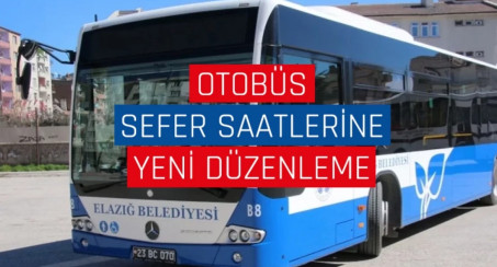 Otobüs Sefer Saatlerine Yeni Düzenleme