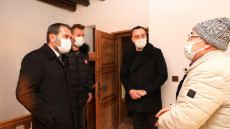 Başkan Şerifoğulları Sağır Müftü Konağı'nda İncelemelerde Bulundu