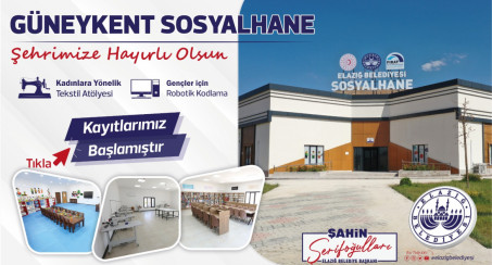 Sosyalhane 'Robotik Kodlama' ve 'Tekstil Atölyesi' Başvurusu !