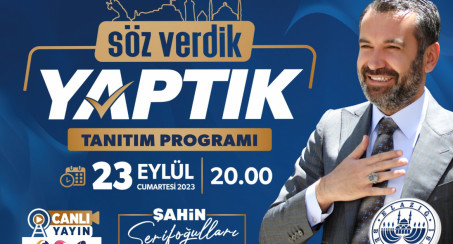'Söz Verdik Yaptık Tanıtım Programı'
