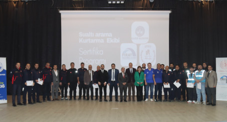 Su Altı Arama ve Kurtarma Ekibi Sertifikalarını Aldı