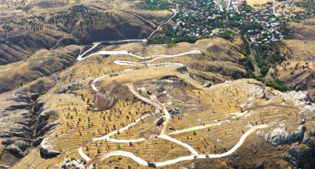 Tarihi Harput- Hüseynik Yolu'nda Çalışmalar Devam Ediyor
