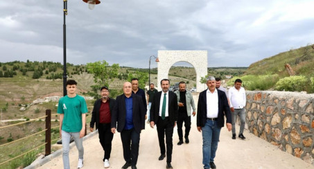 TARİHİ YOL AÇILIŞA HAZIRLANIYOR BAŞKAN ŞERİFOĞULLARI ÇALIŞMALARI YERİNDE İNCELEDİ