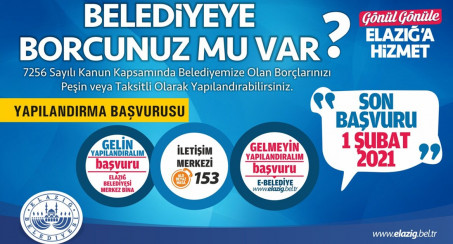 Yapılandırma Süresinde Son Gün 1 Şubat