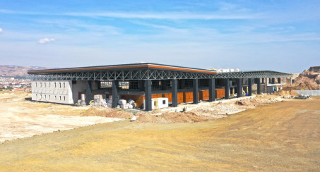 Yeni Şehirler Arası Otobüs Terminal Binası'nın İnşaat Çalışmaları Devam Ediyor