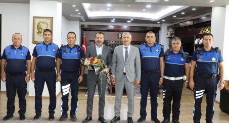 ZABITA TEŞKİLATI'NDAN BAŞKAN ŞERİFOĞULLARI'NA ZİYARET