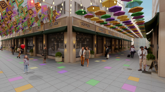 Köfteciler Sokağı Renkleniyor