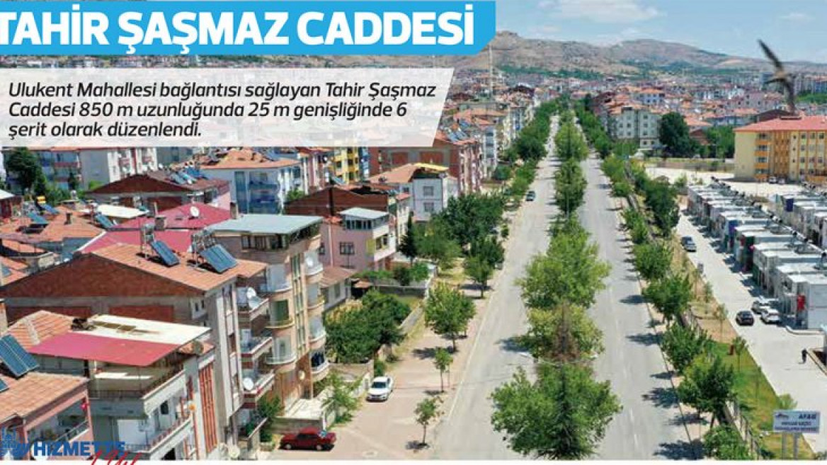 Tahir Şaşmaz Caddesi Yenileme Projesi