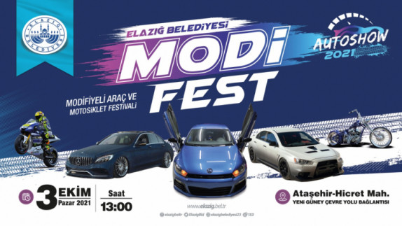 Elazığ Belediyesi'nden Modifiye Araç ve Motosiklet Festivali