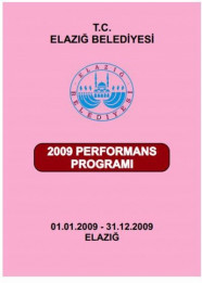 2009 Performans Programı